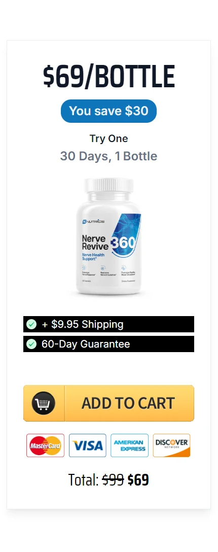 Nerve Revive 360™ 1 bottle pricing